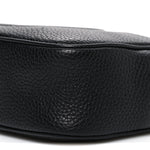Pebbled Calfskin Mini Soho Disco Bag Black