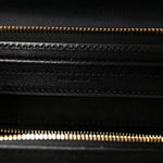 Supple Shiny Lambskin Luggage Black