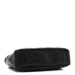 Calfskin Matelasse Medium GG Marmont Open Top Shoulder Bag Black