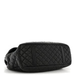 Caviar Quilted Coco Casual Flap Black