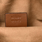 GG Supreme Monogram Large Linea A Hobo Light Brown