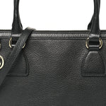Dollar Calfskin GG Charm Satchel Black