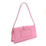 Calfskin Crocodile Embossed Le Bambino Long Pink