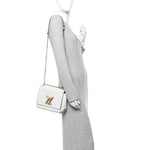 Epi Twist Shoulder Bag MM White