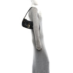 Grained Calfskin The 99 Shoulder Bag Black