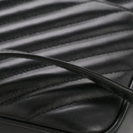 Calfskin Matelasse Monogram Lou Camera Bag Black