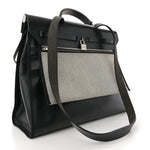 Toile H Berline Vache Hunter Herbag Zip 39 MM Black Ecru