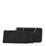 Empreinte Pochette Felicie Chain Wallet Black