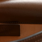 GG Supreme Monogram Mini Horsebit 1955 Shoulder Bag Beige Brown Sugar