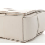 Lambskin Maxi Intreccio Candy Cassette Crossbody Bag Chalk