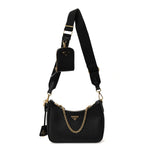 Saffiano Lux Re-Edition 2005 Shoulder Bag Black
