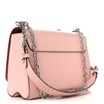 Epi Travel Stickers Twist Shoulder Bag Rose Ballerine