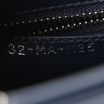 Calfskin Floral Print Medium Lady Dior Navy Blue Multicolor