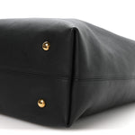 Grained Calfskin Low Key Hobo MM Black