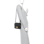 Matte Alligator Constance 18 Black