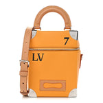Calfskin N°7 Vertical Box Trunk Yellow