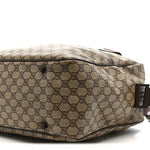 GG Plus Monogram Interlocking G Briefcase Brown