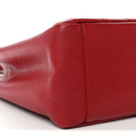 Caviar Quilted Grand Shopping Tote GST Red