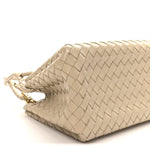 Nappa Intrecciato Medium Parachute Shoulder Bag Tufo