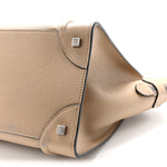 Drummed Calfskin Mini Luggage Dune