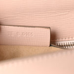 Textured Calfskin Mini Pandora Box Chain Crossbody Bag Powder Pink