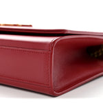 Smooth Calfskin Medium Classic Monogram Kate Tassel Satchel Lipstick Red