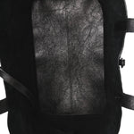 Crinkled Calfskin Macrocannage Large Toujours Black