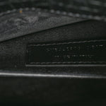 Calfskin Crocodile Embossed Medium Monochrome Monogram Sunset Black