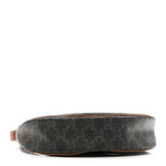 Triomphe Canvas Calfskin Ava Shoulder Bag Tan