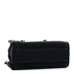 Mixed Fibers Small Deauville Bowling Bag Navy Blue