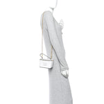Grained Calfskin VSling Vanity Case White