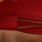 Calfskin Small Sylvie Shoulder Bag Hibiscus Red
