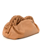 Lambskin Cloud Clutch Caramel
