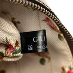 GG Supreme Monogram Web Neo Vintage Shoulder Bag Beige New Acero Crop