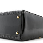 Patent Cannage Large Lady Dior Black