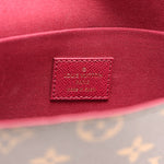 Monogram Pochette Felicie Chain Wallet Fuchsia