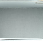 Lambskin Quilted Small Top Handle Vanity Case With Chain Light Blue