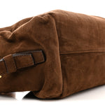 Suede Large Explore Shoulder Bag Cocoa Brown