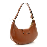 Smooth Calfskin Medium Strap Ava Triomphe Shoulder Bag Tan