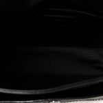 Crinkled Calfskin Matelasse Monogram Baby Niki Chain Satchel Black