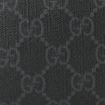 Soft GG Supreme Monogram Web Belt Bag Black Grey