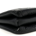 Lambskin Embossed Monogram Coussin PM Black