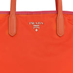 Tessuto Nylon Saffiano Tote Papaya Ibisco