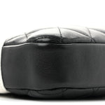 Calfskin Quilted Medium Cambon Messenger Black White