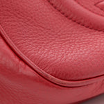 Pebbled Calfskin Small Soho Disco Bag Vibrant Red