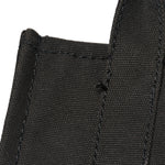 Cotton Canvas Small The Traveler Tote Bag Black