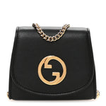 Roxy Calfskin Medium Blondie Chain Wallet Black
