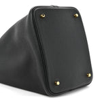 Taurillon Clemence Picotin Lock 22 MM Black