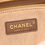 Calfskin Archetype Small Shopping Tote Light Brown