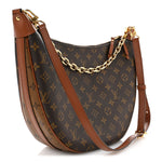 Reverse Monogram Loop Hobo